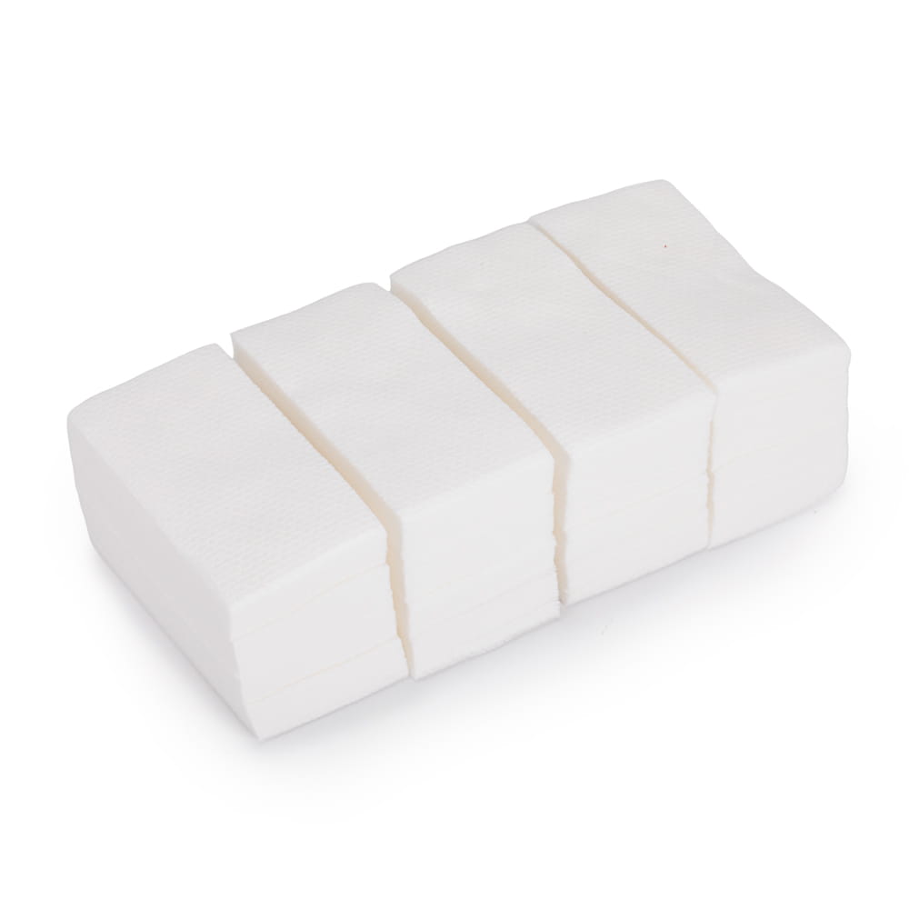 Perforowane waciki bezpyłowe do paznokci AlleMed 10x5 cm 500 szt