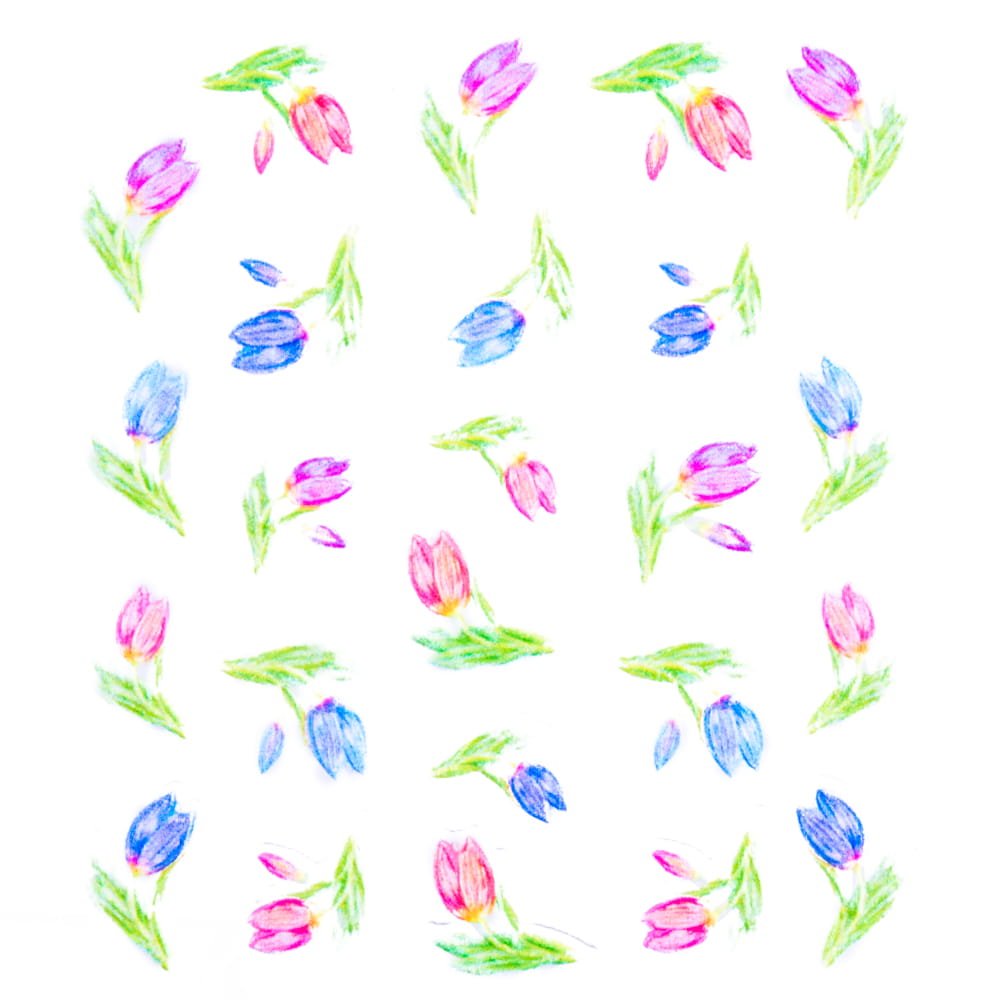 Naklejki biżuteryjne 5D samoprzylepne wypukłe akrylowe kwiaty Z-D3691