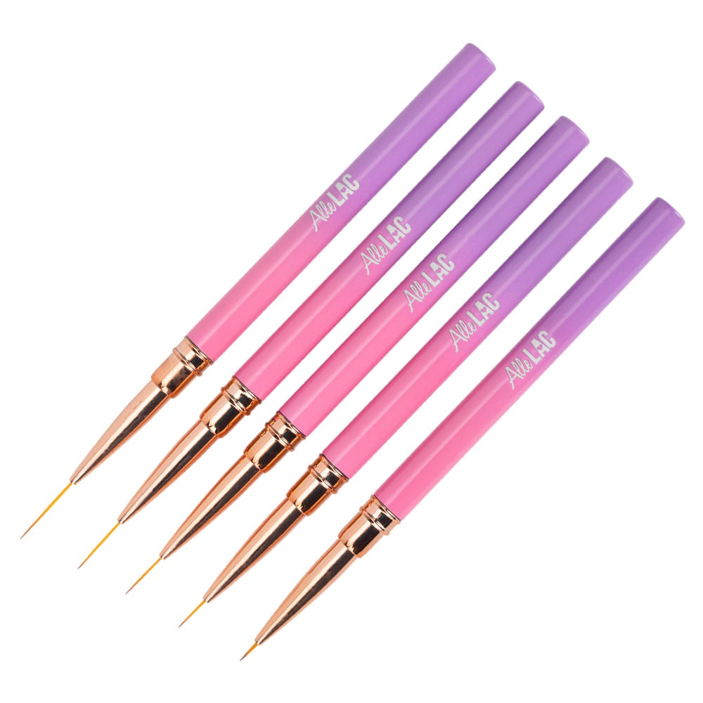 Zestaw pędzli do zdobień AlleLac ombre Nr 1 5 szt