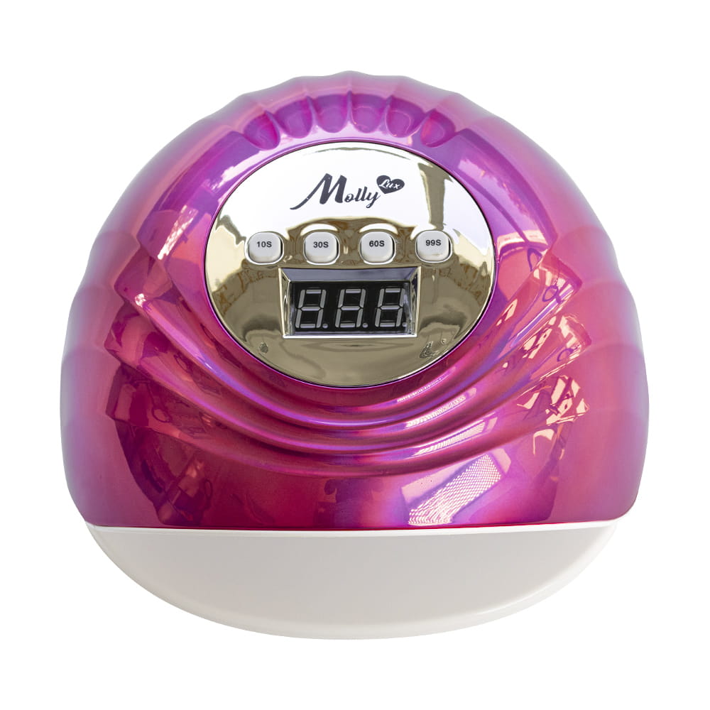 Lampa do paznokci UV/LED 86W do lakierów hybrydowych Holograficzny Róż MollyLux Holo Infinity