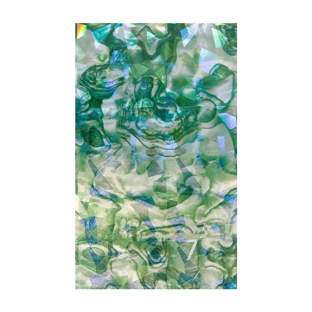 Naklejka do paznokci Laser effect samoprzylepna arkusz 8 cm x 5 cm Nr 100