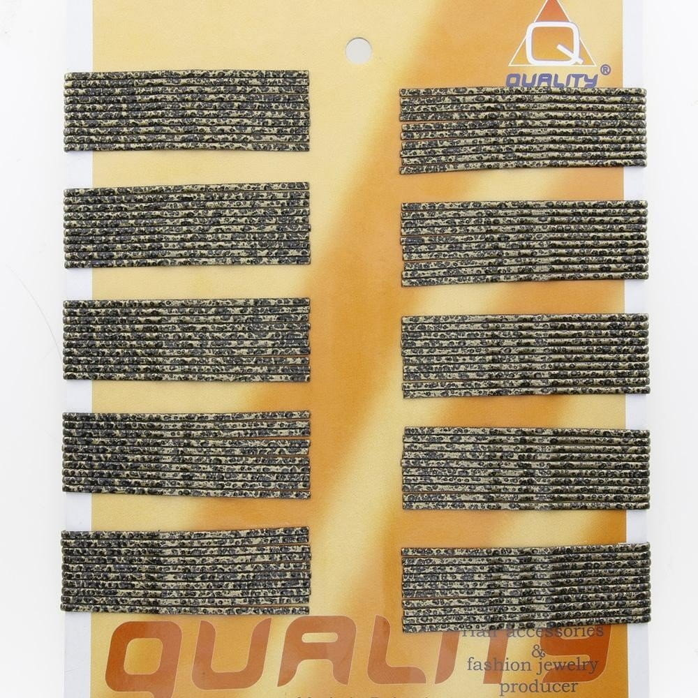 Wsuwki do włosów antyczne złoto 5,5cm 100 szt