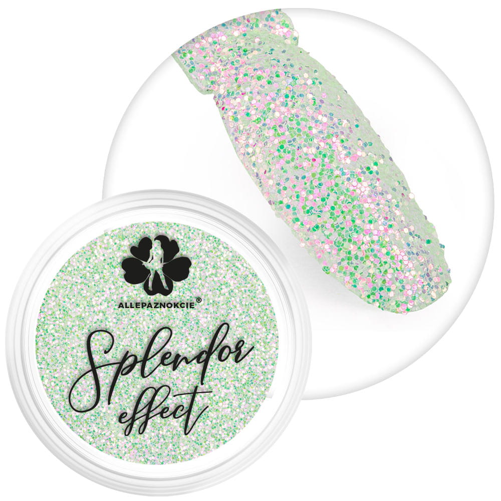 Pyłek do paznokci Splendor Allepaznokcie słoiczek 2 g Nr 1