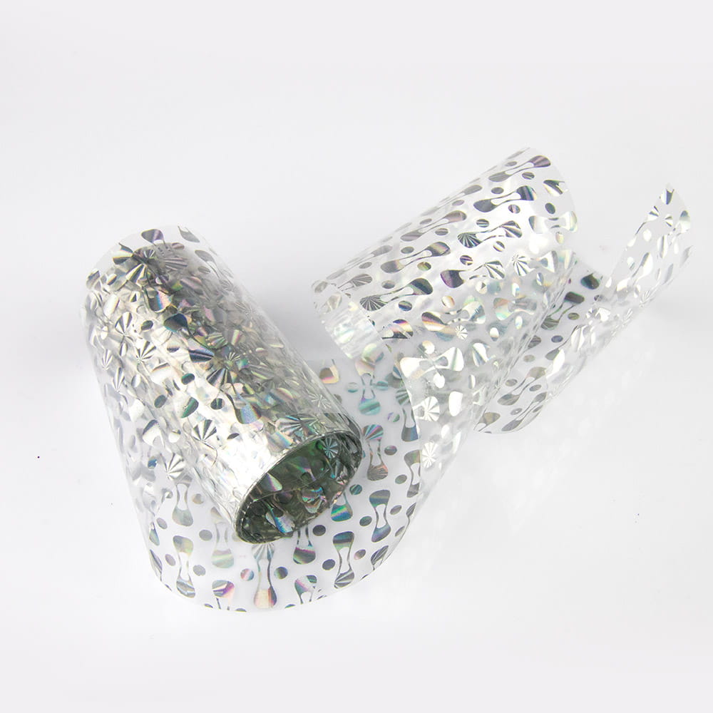 Folia transferowa przezroczysta holograficzna 100 cm 8 Nr 20