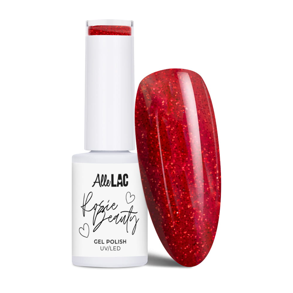 Lakier hybrydowy LED/UV Gel Polish AlleLac x Rosie Beauty Flame HEMA/Di-HEMA Free 6g