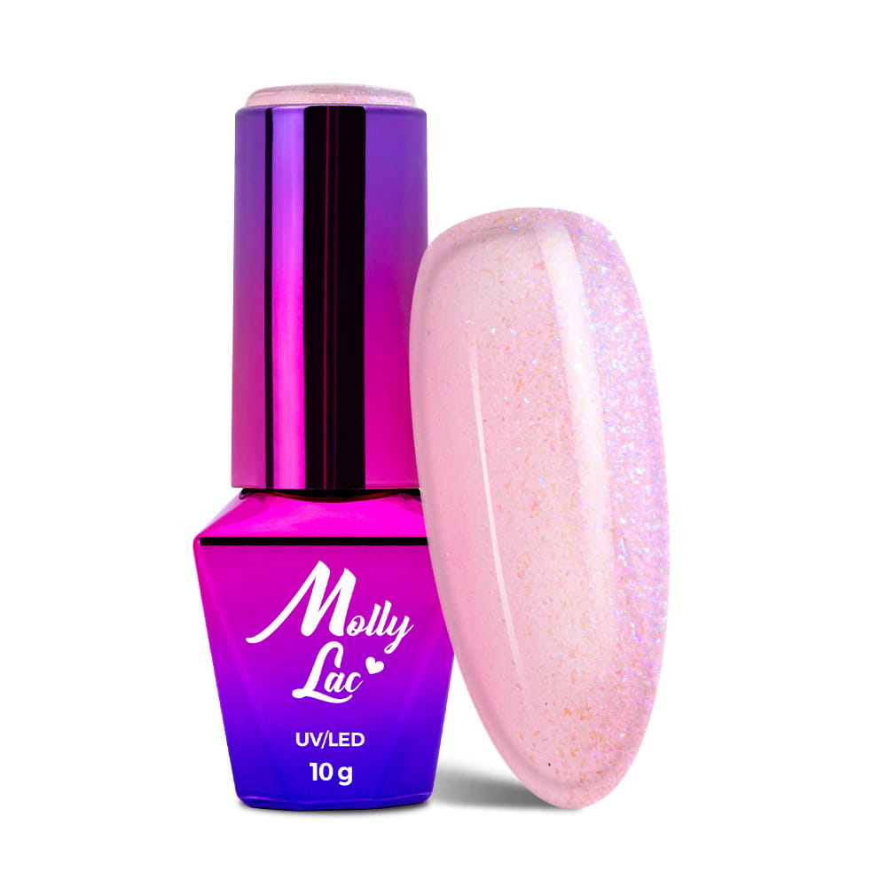Lakier hybrydowy LED/UV Gel Polish MollyLac Mermaid Whispers Nr 594 Siren Lips 10g