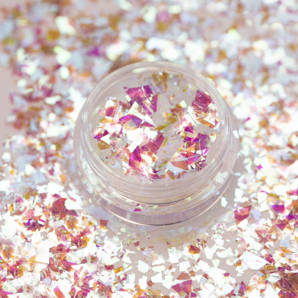 Ozdoba do paznokci Broken Glass efekt tłuczonego szkła Aurora