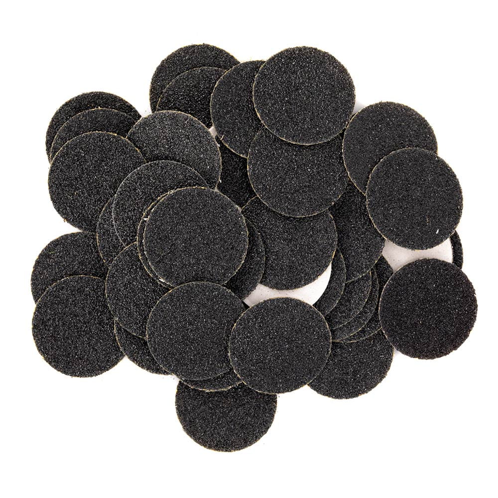 Nakładki ścierne tarcze wymienne 80 grit do PodoDisk rozmiar L 25 mm 50 szt