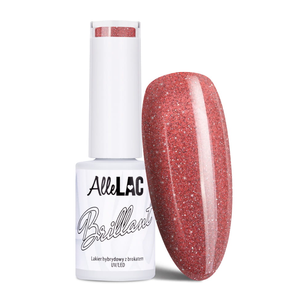 Lakier hybrydowy LED/UV Gel Polish AlleLac Brillant Nr 135 HEMA/Di-HEMA Free 5g