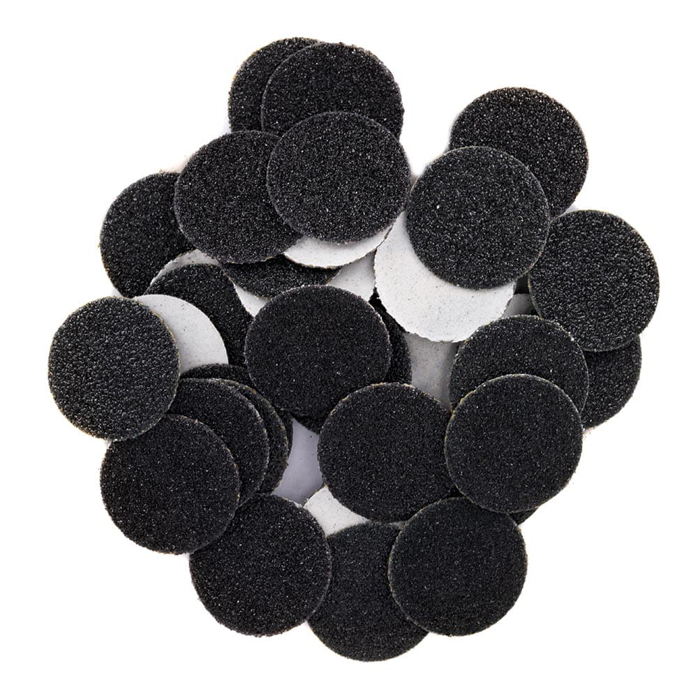 Nakładki ścierne tarcze wymienne 80 grit do PodoDisk rozmiar M 20 mm 50 szt