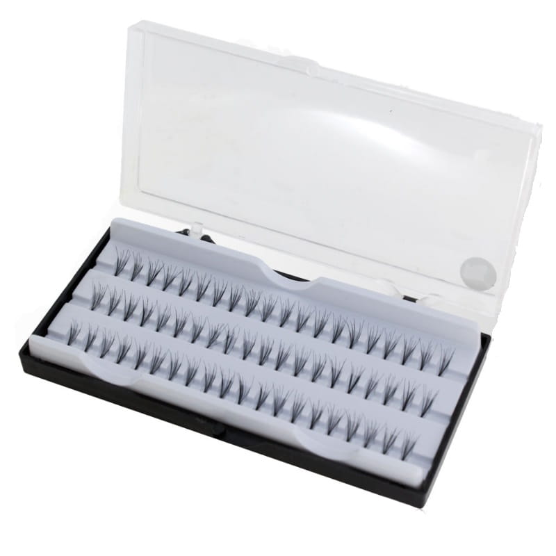 Rzęsy klasyczne kępki 10 mm