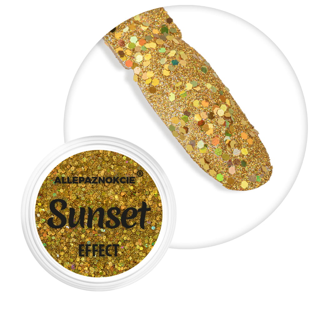 Pyłek do paznokci Sunset Effect Allepaznokcie 1 g Nr 05