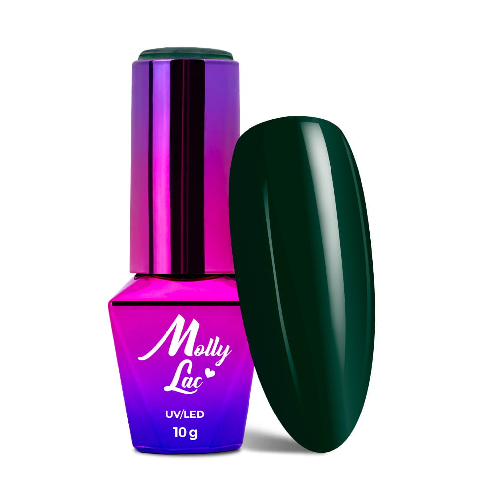 Lakier hybrydowy LED/UV Gel Polish MollyLac Elite Women Nr 45 Femme Fatale 10 g