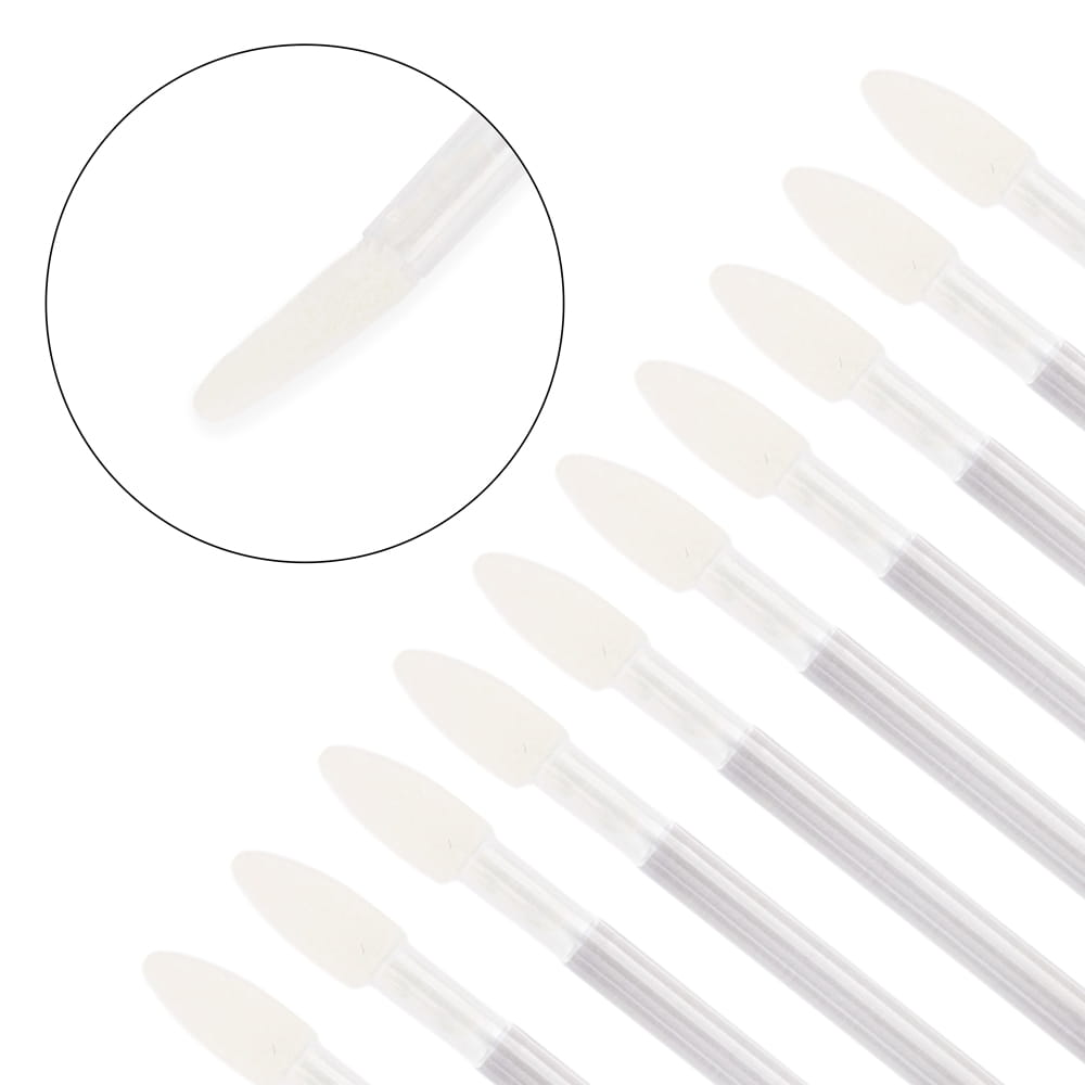 Aplikatory silikonowe do oczu ust brwi rzęs przezroczyste 48szt