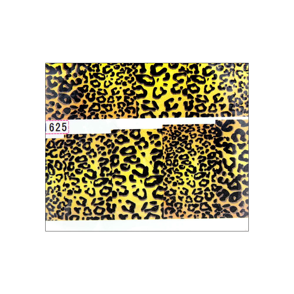 Naklejki wodne do paznokci panterka YB-1625