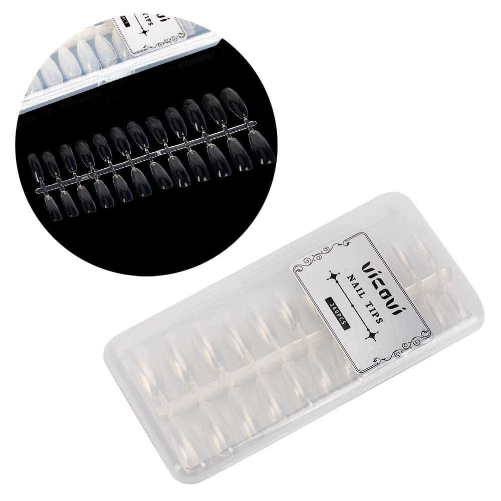 Tipsy ballerina clear przeźroczyste 240 szt. model PH-25