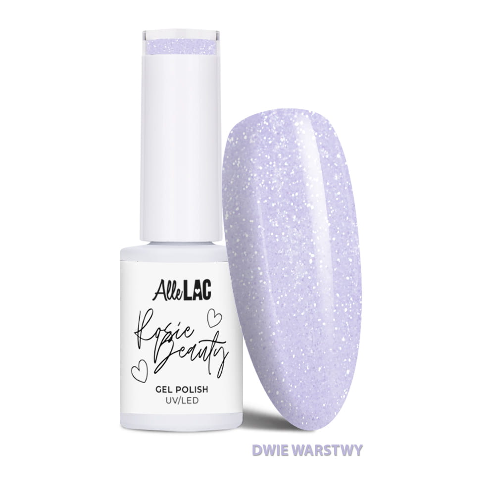 Lakier hybrydowy LED/UV Gel Polish AlleLac x Rosie Beauty Snow 6g