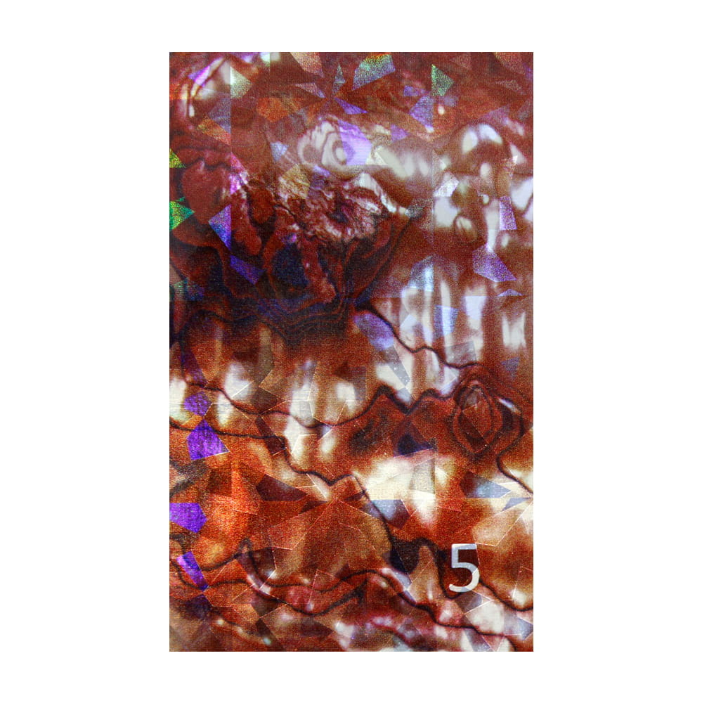 Naklejka do paznokci Laser effect samoprzylepna arkusz 8 cm x 5 cm Nr 99