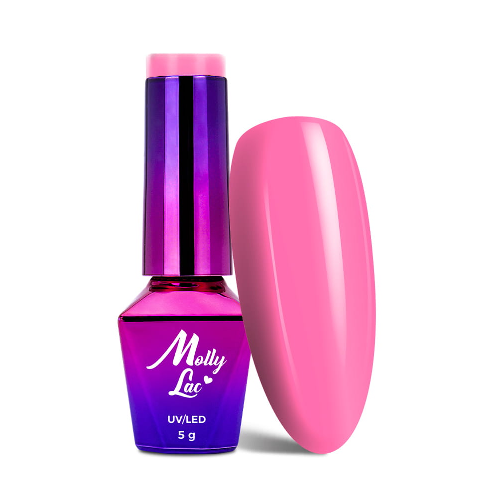 Lakier hybrydowy LED/UV Gel Polish MollyLac Miss Iconic Nr 515 Beach Party 5 g