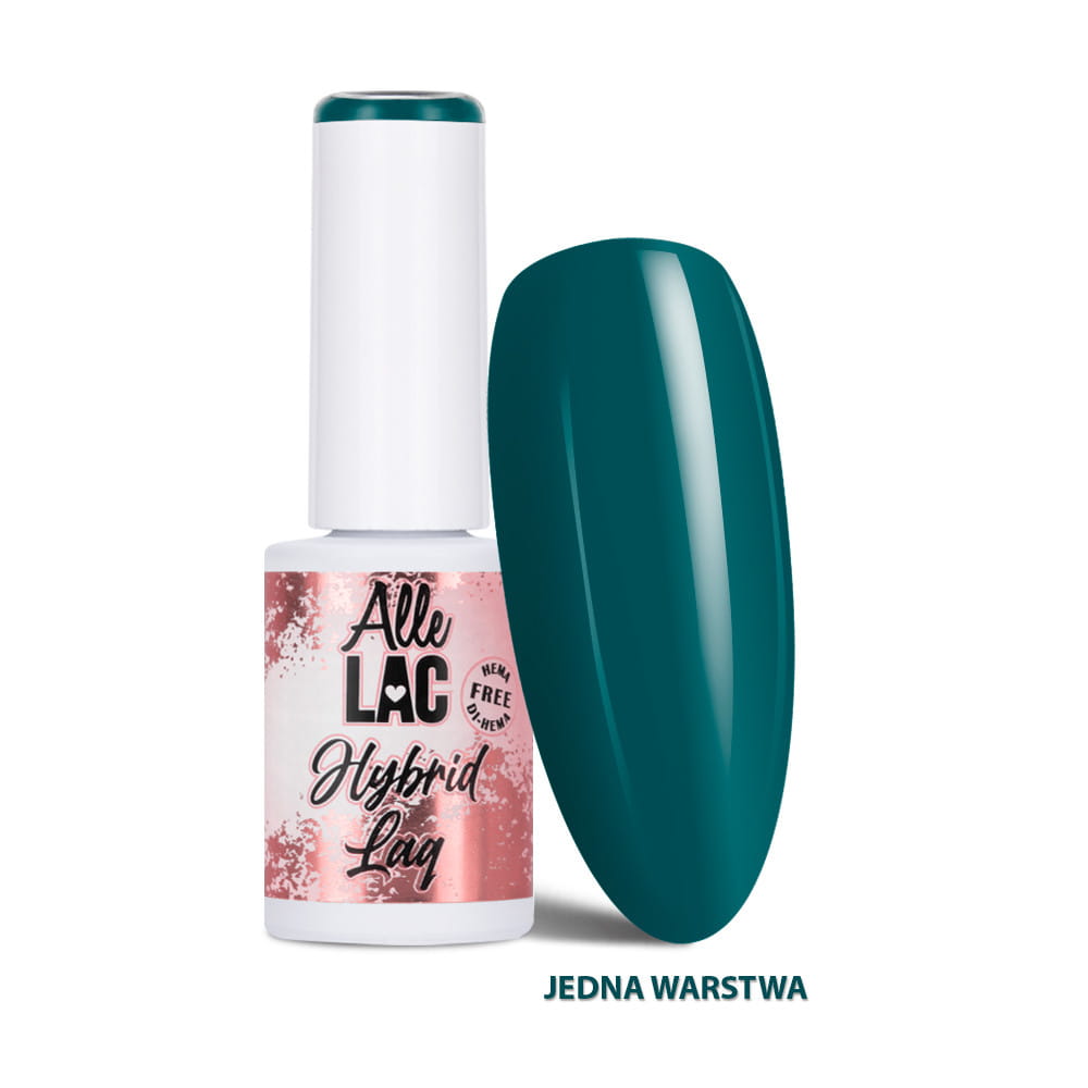 Lakier hybrydowy LED/UV Gel Polish Greens G4 Bottle AlleLac HEMA/Di-HEMA Free 6g