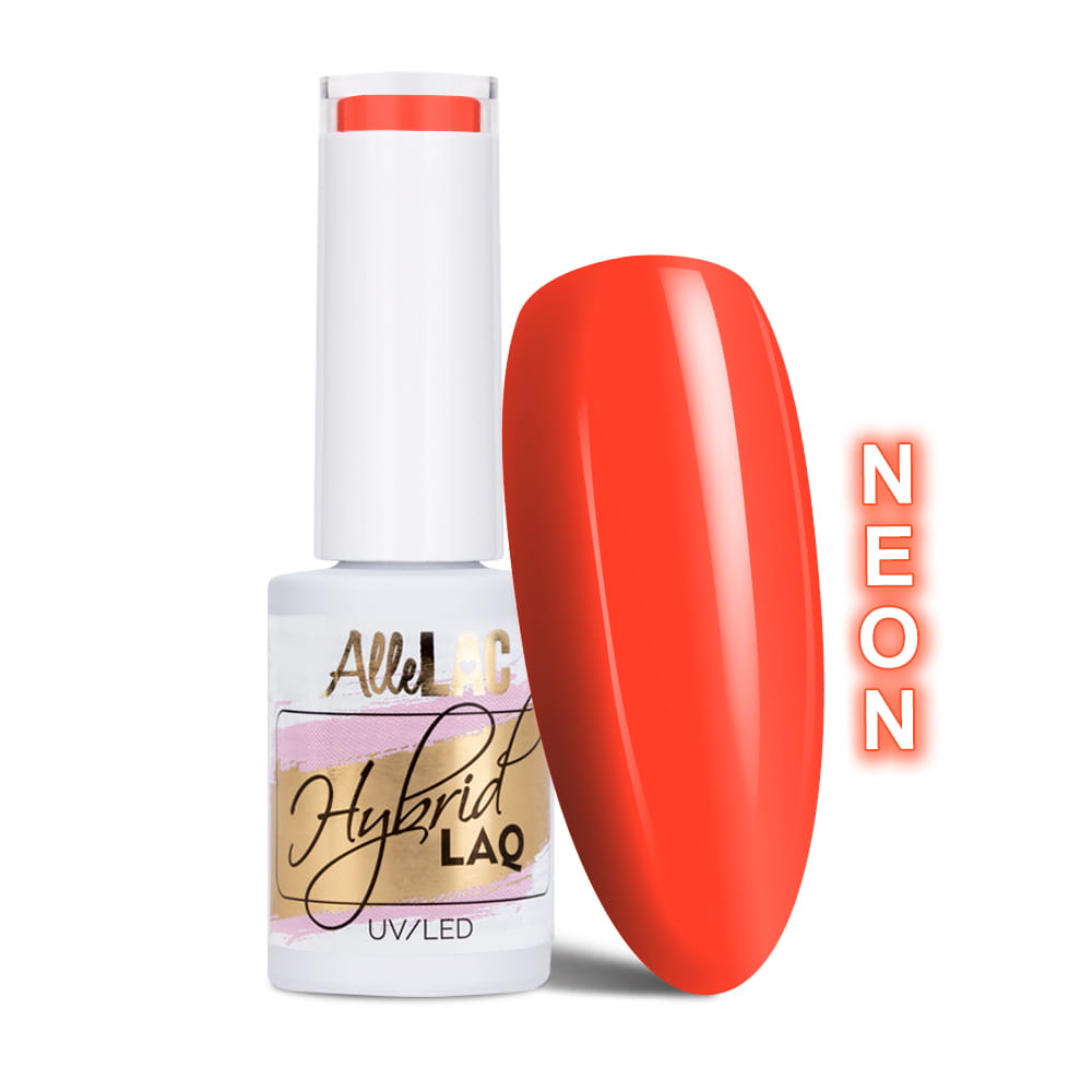 Lakier hybrydowy LED/UV Gel Polish AlleLac Over the Rainbow Nr 79 Neon 5 g