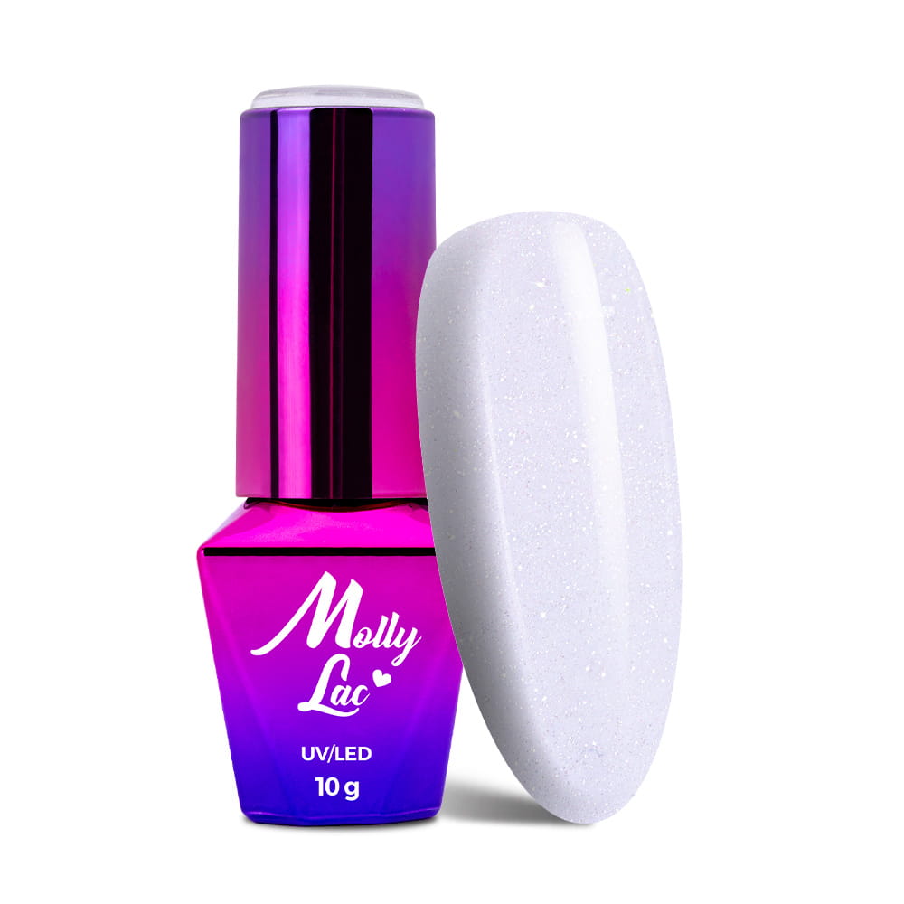 Lakier hybrydowy LED/UV Gel Polish MollyLac BonBons Nr 456 Sugar Angel 10 g