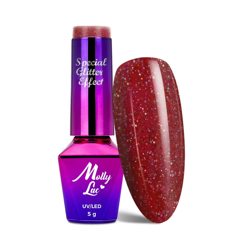 Lakier hybrydowy LED/UV Gel Polish Mollylac Starrily Nr 291 Lady Killer 5 g