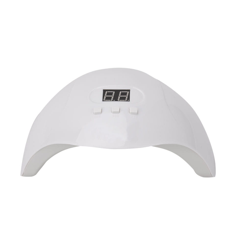Lampa do paznokci dual UV/LED 54W do lakierów hybrydowych żeli i akrylożeli z kablem USB biała X3