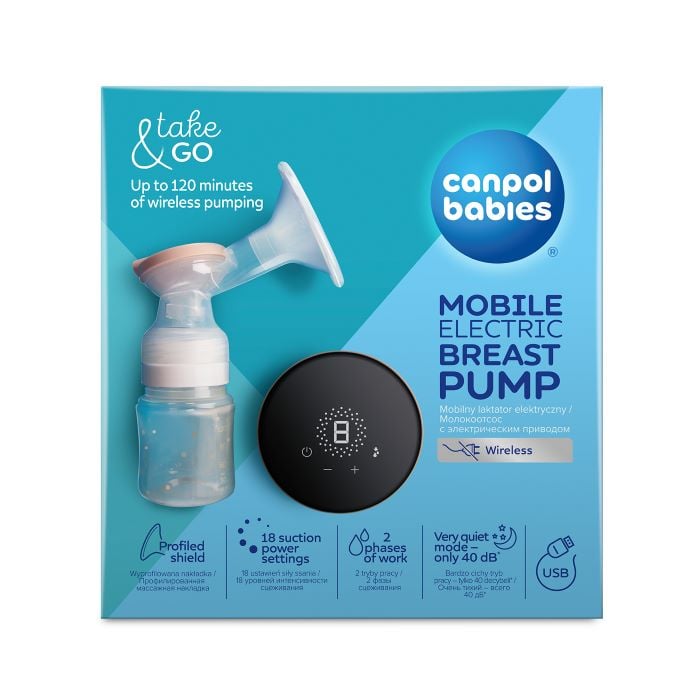 Canpol Babies Mobilny laktator elektryczny Take&Go