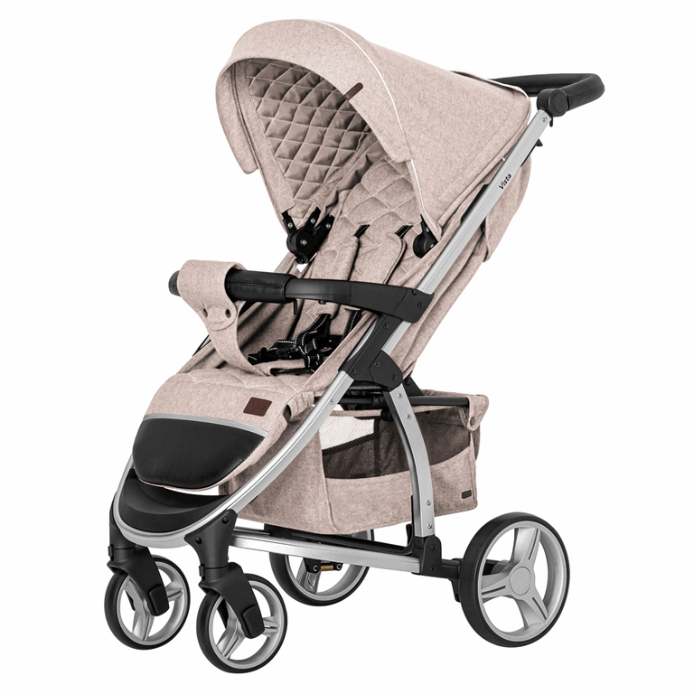 Carrello Vista - dziecięcy wózek spacerowy-Stone Beige