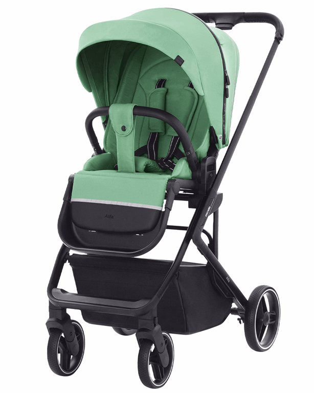 Carrello Alfa - dziecięcy wózek spacerowy-Pear Green