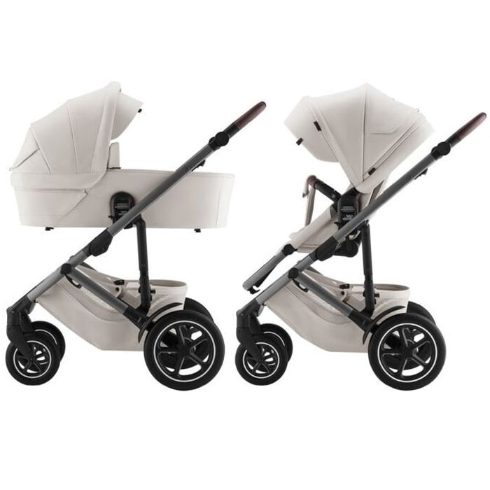 Britax Romer Smile 5Z - uniwersalny wózek głęboko-spacerowy 2 w 1-Soft Taupe LUX