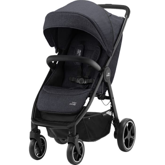 Britax Romer B-Agile R - wózek spacerowy dla dzieci-Black Shadow/Black