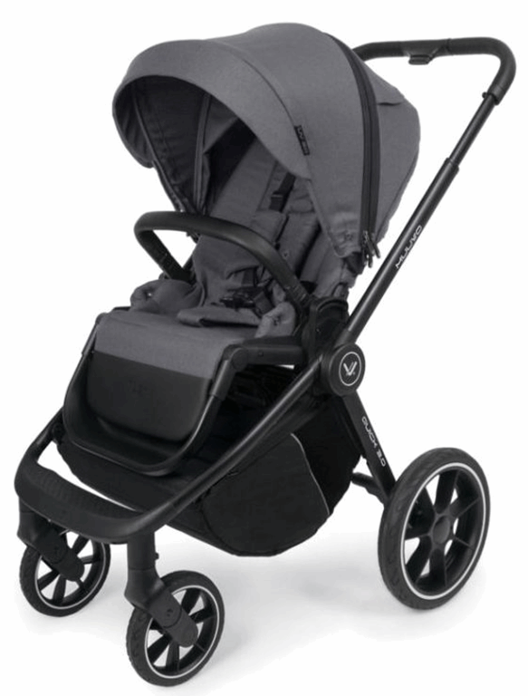 Muuvo, Quick 3.0 - wózek spacerowy z wyposażeniem-Iron Graphite