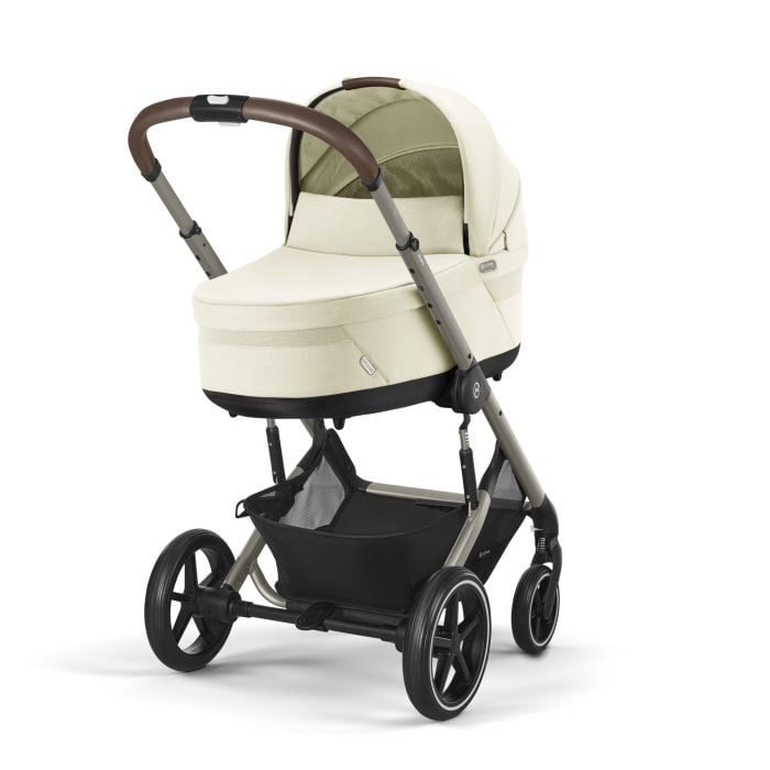 Cybex Balios S Lux - wózek spacerowy z gondolą S Lux-Seashell Beige (Taupe Frame)