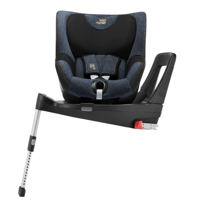 Britax Romer Dualfix 3 i-Size - fotelik samochodowy z bazą Flex Base 5Z dla dzieci od 61 do 105 cm wzrostu-Blue Marble