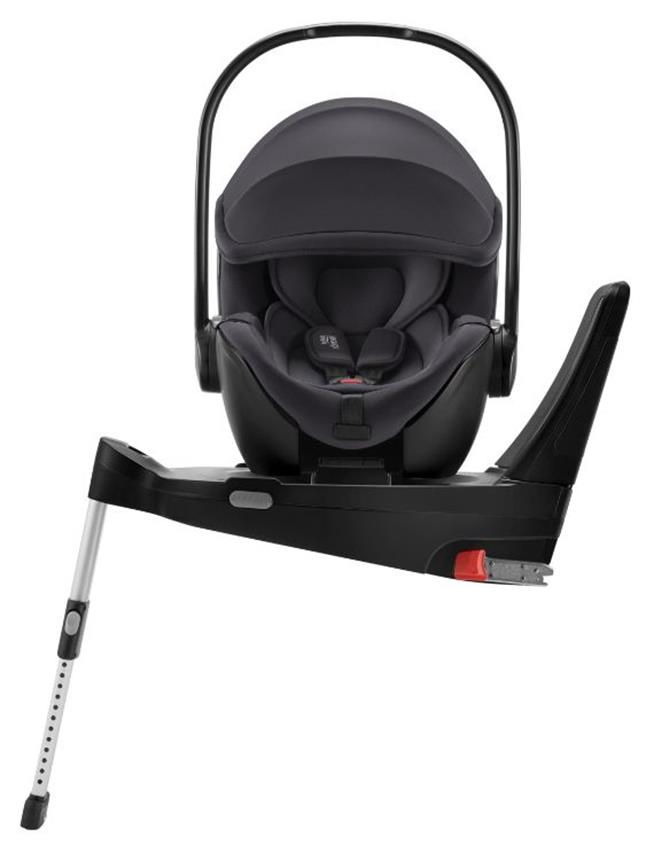 Britax Romer Baby-Safe 5Z2 - fotelik samochodowy dla dzieci od urodzenia do 85 cm wzrostu z bazą Flex Base 5Z-Midnight Grey
