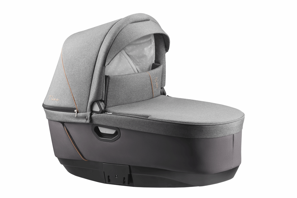 Jedo Tamel - wózek głęboko-spacerowy z torbą-T42-Koła TA pompowane-Stelaż Szary