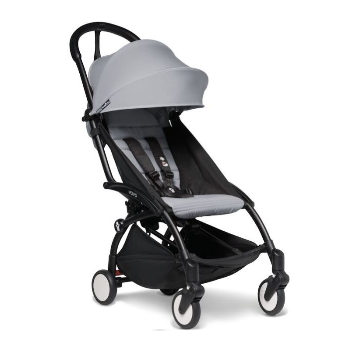Babyzen Yoyo 2 - wózek spacerowy-Stone/ Czarna rama