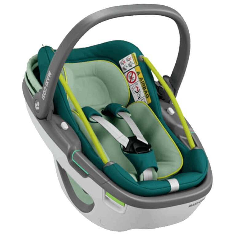 Maxi Cosi, Coral i-Size - fotelik samochodowy dla dzieci od urodzenia do ok. 12 miesiąca, od 45 do 75 cm -Neo Green