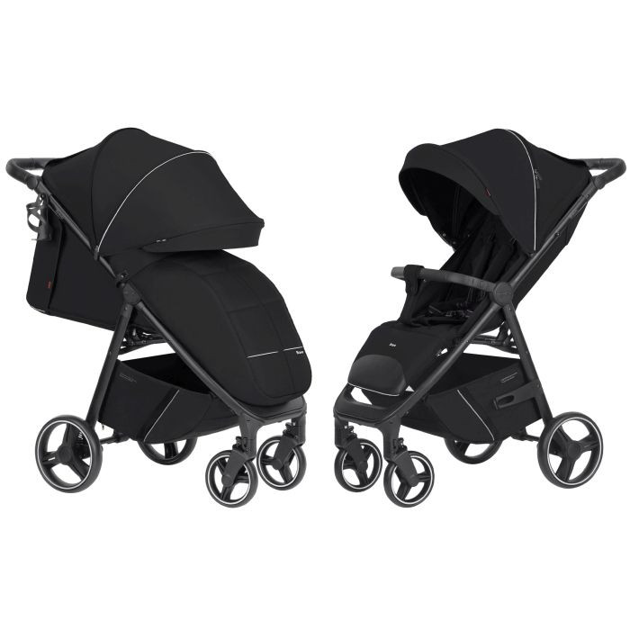 Carrello Bravo 2024 - dziecięcy wózek spacerowy-Pure Black