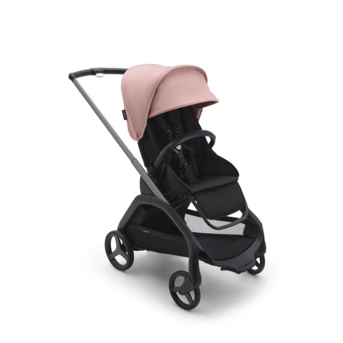 Bugaboo Dragonfly - wózek spacerowy-Graphite-Morning Pink-Midnight Black
