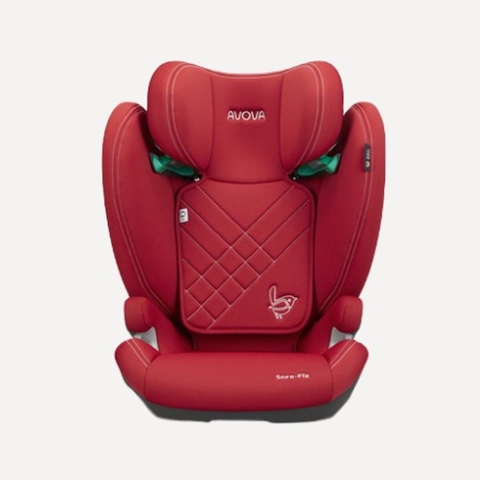 AVOVA Sora-Fix - fotelik dla dzieci od 100 do 150 cm wzrostu-Maple Red