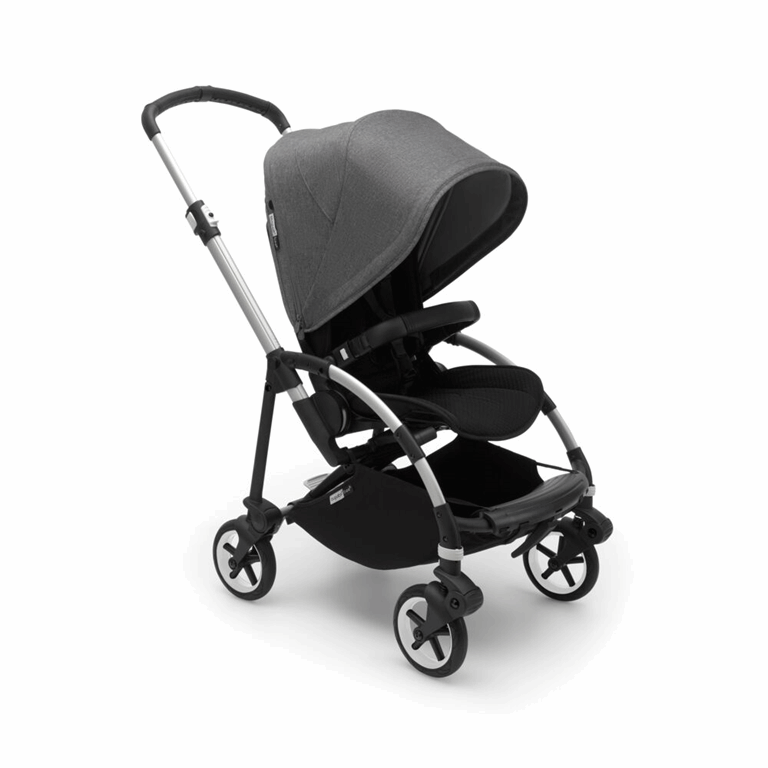 Bugaboo, Bee6 - wózek spacerowy -Alu/Black-Grey Melange