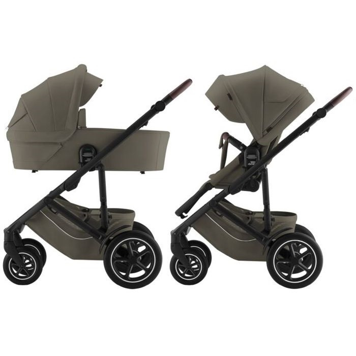 Britax Romer Smile 5Z - uniwersalny wózek głęboko-spacerowy 2 w 1-Urban Olive LUX