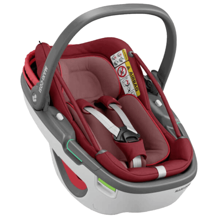 Maxi Cosi, Coral i-Size - fotelik samochodowy dla dzieci od urodzenia do ok. 12 miesiąca, od 45 do 75 cm -Essential Red