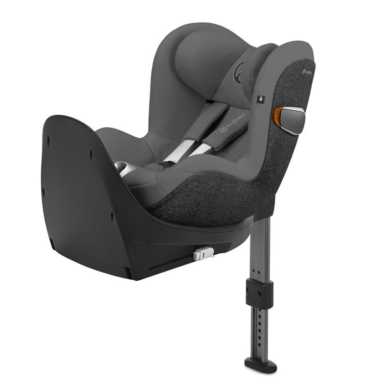 Cybex Sirona Zi i-Size - fotelik samochodowy dla dzieci o wzroście 45 - 105 cm, max. 18 kg z bazą-Soho Grey