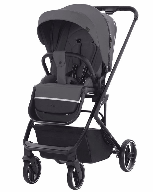 Carrello Alfa - dziecięcy wózek spacerowy-Falcon Grey