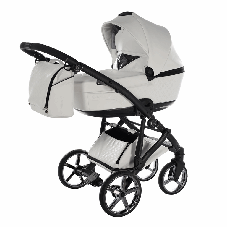 Tako Laret Imperial - uniwersalny wózek głęboko-spacerowy 2 w 1-01 White