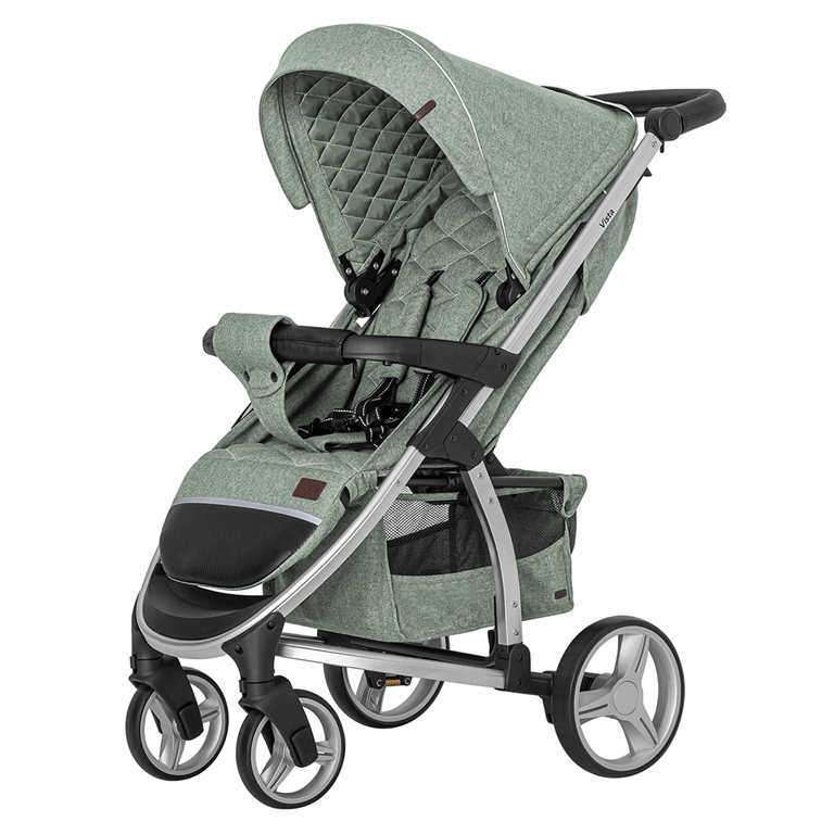 Carrello Vista - dziecięcy wózek spacerowy-Olive Green
